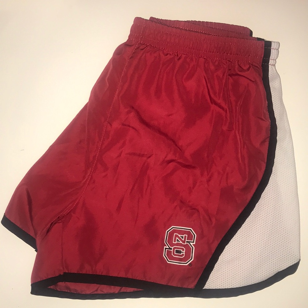 NC State running shorts